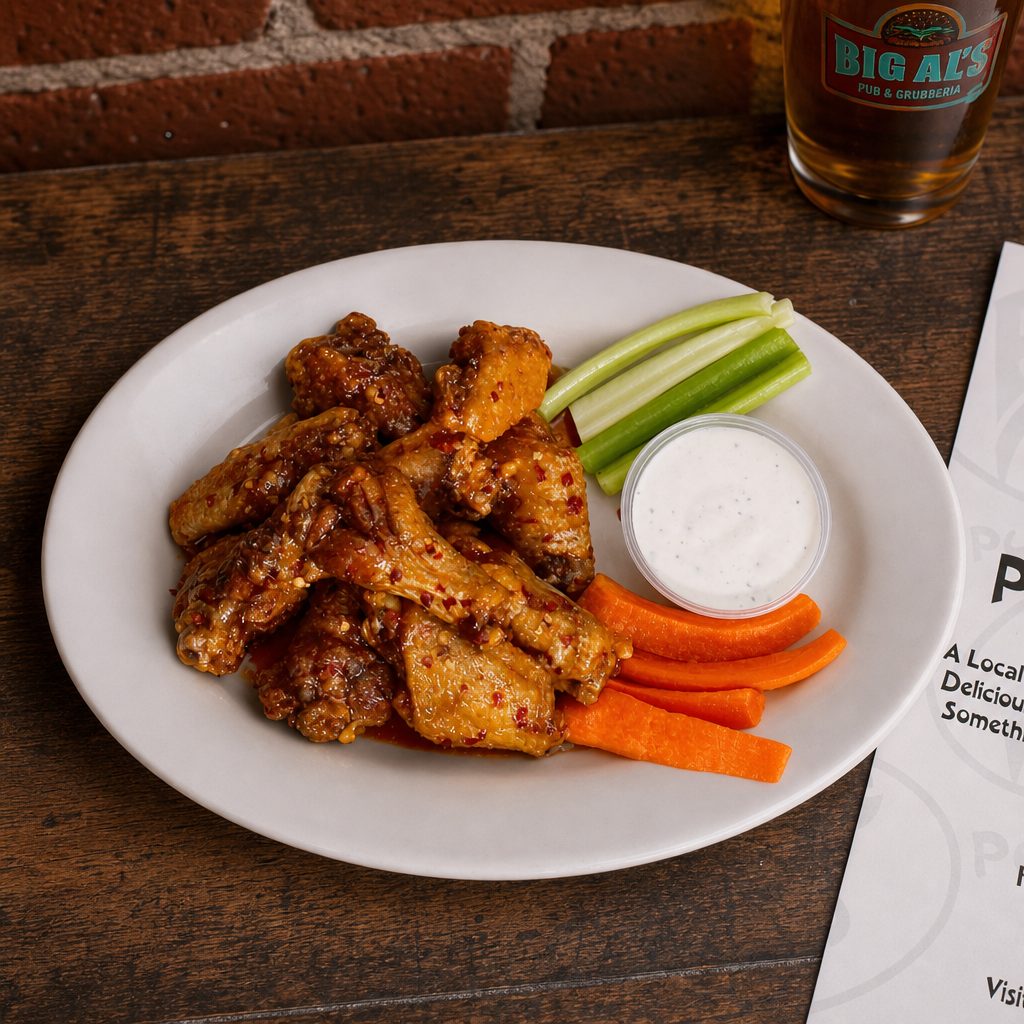 5 Buffalo Wings.