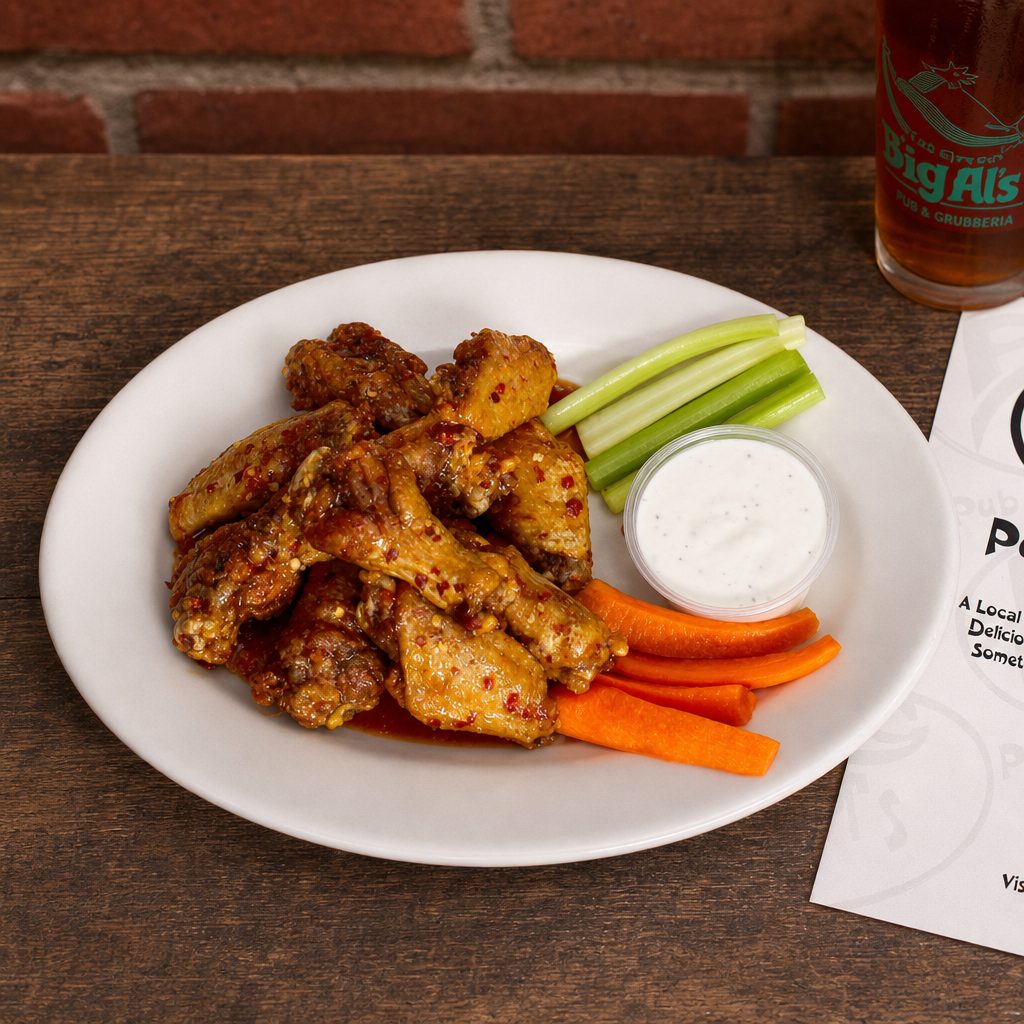 5 Buffalo Wings.