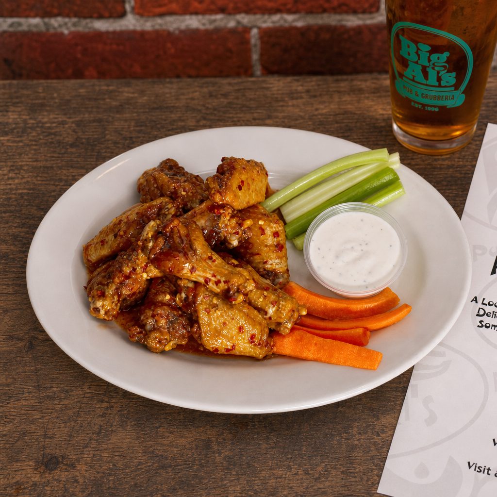 10 Buffalo Wings.